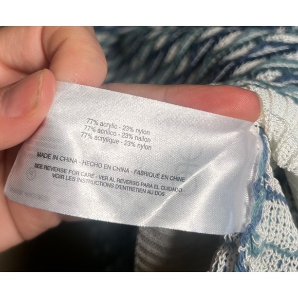 Sam Edelman Women's‎ Sweater Sleeveless Cableknit  Sz XS Tennis Pickleball Blue - Picture 6 of 7